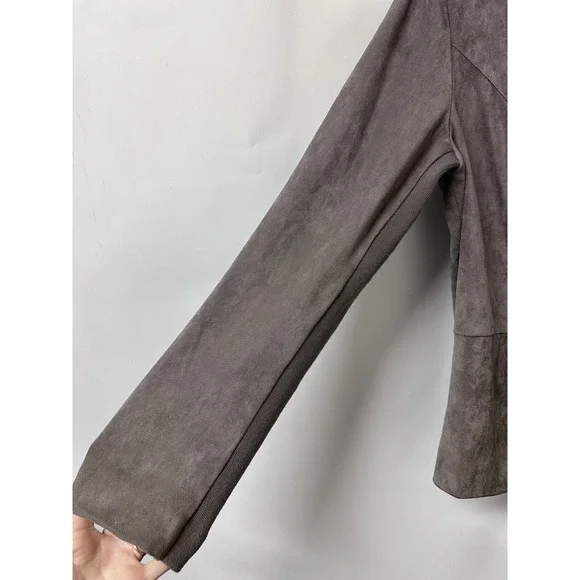 Kut From The Kloth Faux Suede Woman's Zip Jacket  ‎ (0065) - Picture 4 of 14